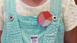 さっそく洋服につけてみました